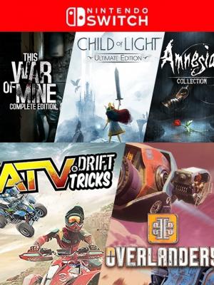 This War of Mine Complete Edition mas Child of Light Ultimate Edition mas Amnesia Collection mas ATV Drift & Tricks mas Overlanders -  Nintendo Switch